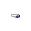 Sapphire and Diamond Ring in 14K White Gold | Save 33% - Rajasthan Living 8