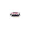 Multi Colour Stones and Diamond Reversible Ring in 14K White Gold | Save 33% - Rajasthan Living 8