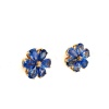 Sapphire and Diamond Earrings in 14K Yellow Gold | Save 33% - Rajasthan Living 8