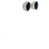 Sapphire and Diamond Earringss in 14K White Gold | Save 33% - Rajasthan Living 8