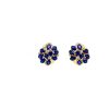 Sapphire and Diamond Earringss in 14K Yellow Gold | Save 33% - Rajasthan Living 7
