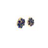 Sapphire and Diamond Earringss in 14K Yellow Gold | Save 33% - Rajasthan Living 8