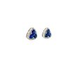 Sapphire and Diamond Earringss in 14K White Gold | Save 33% - Rajasthan Living 8