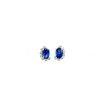 Sapphire and Diamond Earringss in 18K White Gold | Save 33% - Rajasthan Living 7