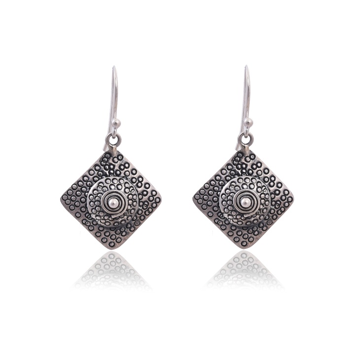 Sterling Silver oxidised Earring | Save 33% - Rajasthan Living 5