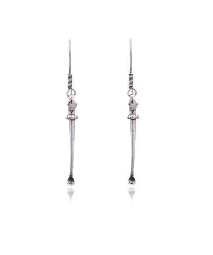 925 Silver long Earring | Save 33% - Rajasthan Living