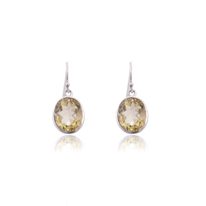 Citrine silver 925 earring | Save 33% - Rajasthan Living 6