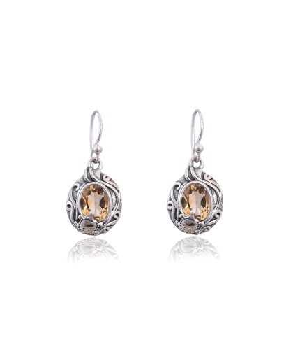 Sterling Silver citrine Earring | Save 33% - Rajasthan Living