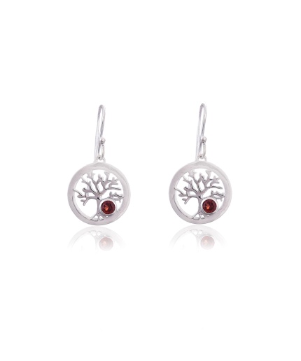 Sterling Silver Tree of Life Dangle Drop Earring | Save 33% - Rajasthan Living