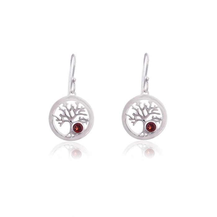 Sterling Silver Tree of Life Dangle Drop Earring | Save 33% - Rajasthan Living 5