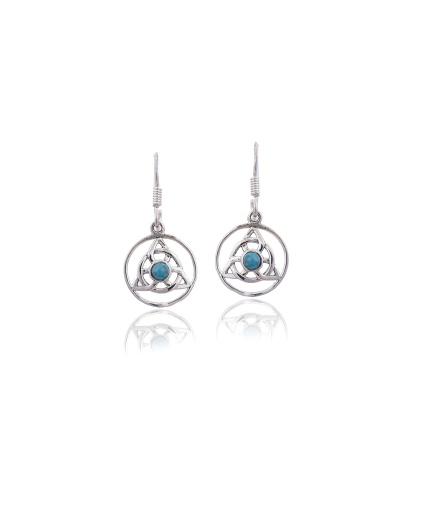 925 Silver Turquoise Earring | Save 33% - Rajasthan Living
