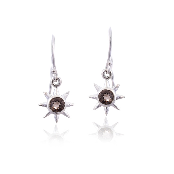 925 Silver Smoky Earring | Save 33% - Rajasthan Living 6