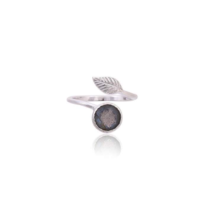 925 Sterling Silver Labradorite Ring | Save 33% - Rajasthan Living 6