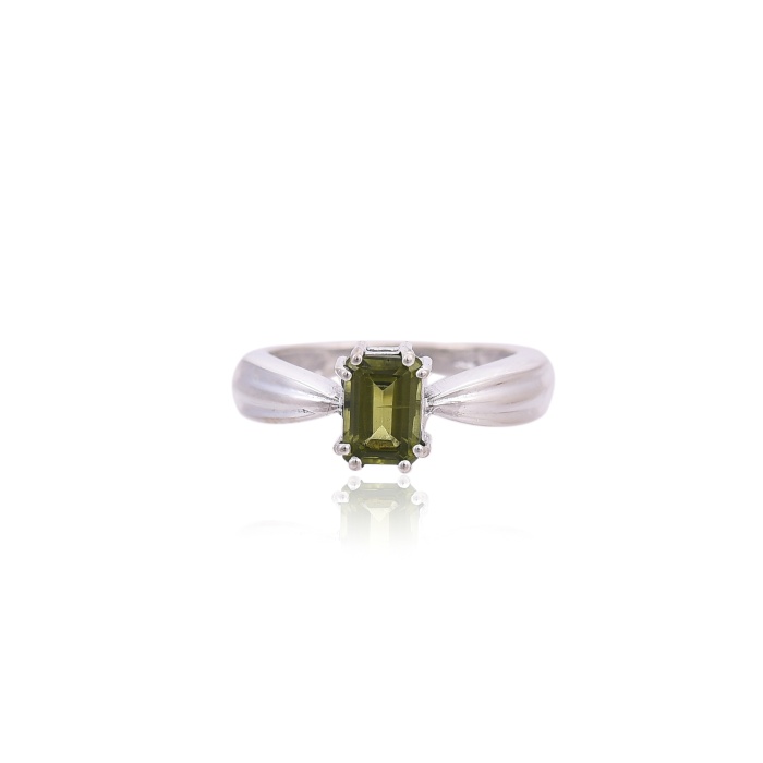 925 Sterling Silver Peridot Ring | Save 33% - Rajasthan Living 6