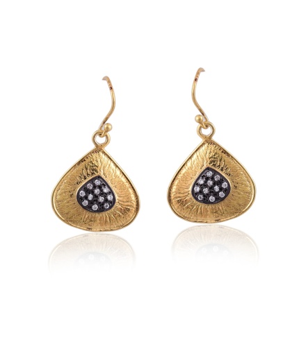 Sterling Silver gold plated earring | Save 33% - Rajasthan Living