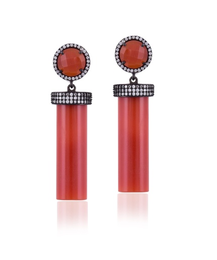 Silver Stone Earring | Save 33% - Rajasthan Living