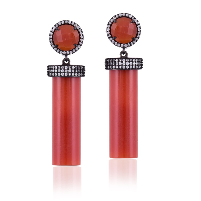 Silver Stone Earring | Save 33% - Rajasthan Living 6