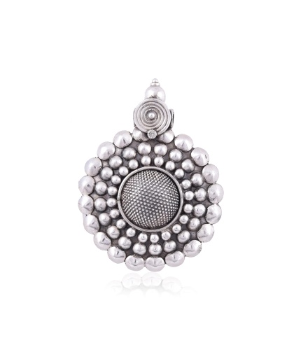 Sterling Silver dotted pendant | Save 33% - Rajasthan Living