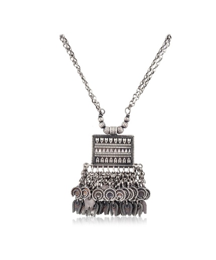 925 Silver oxidised necklace | Save 33% - Rajasthan Living