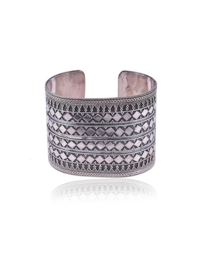 Sterling Silver Broad Cuff | Save 33% - Rajasthan Living 5