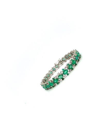 Emerald Bracelet in 925 Sterling Silver Bracelet 3