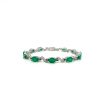 Emerald Bracelet in 925 Sterling Silver | Save 33% - Rajasthan Living 7