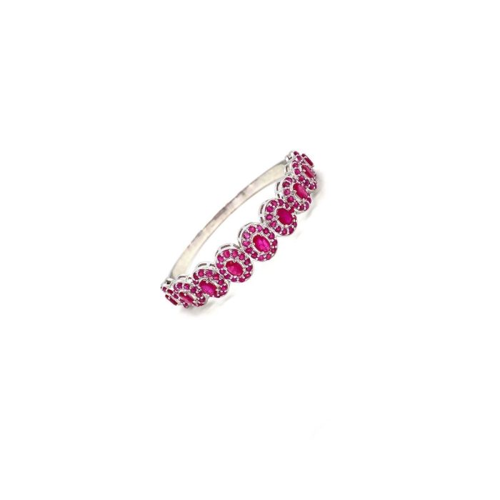 Ruby Bangle in 925 Sterling Silver | Save 33% - Rajasthan Living 6