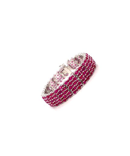 Ruby Bracelet in 925 Sterling Silver | Save 33% - Rajasthan Living 7