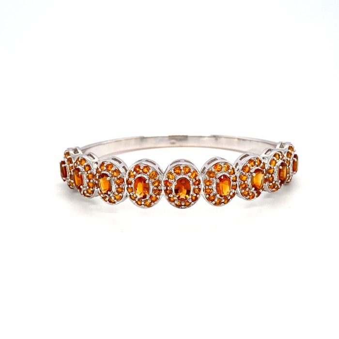 Citrine Bangle in 925 Sterling Silver | Save 33% - Rajasthan Living 5