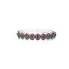 Multi Colour Stone Bangle in 925 Sterling Silver | Save 33% - Rajasthan Living 7