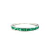 Emerald Bangle in 925 Sterling Silver | Save 33% - Rajasthan Living 7