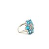 Blue Topaz Ring in 925 Sterling Silver | Save 33% - Rajasthan Living 8
