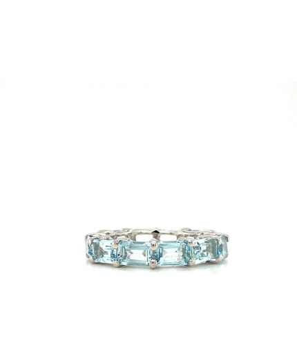 Aquamarine Ring in 925 Sterling Silver | Save 33% - Rajasthan Living