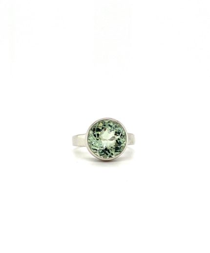 Green Amethyst Ring in 925 Sterling Silver | Save 33% - Rajasthan Living 5