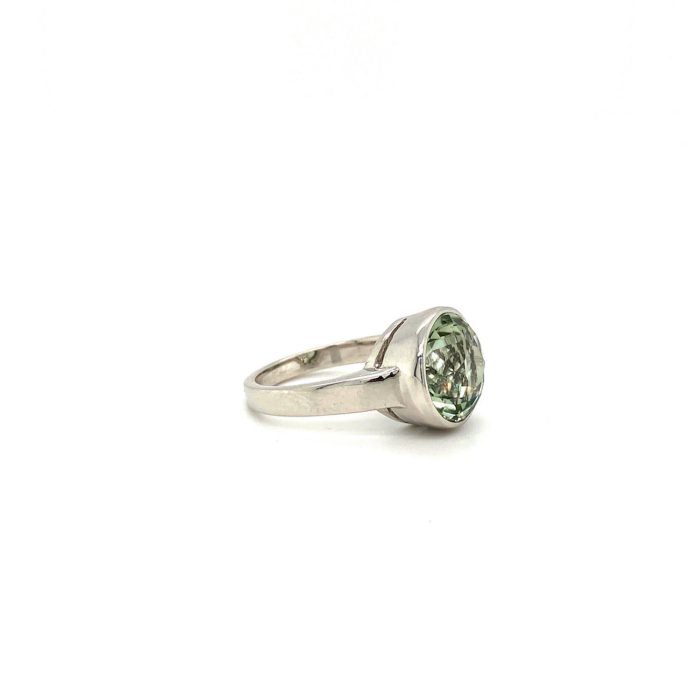 Green Amethyst Ring in 925 Sterling Silver | Save 33% - Rajasthan Living 6