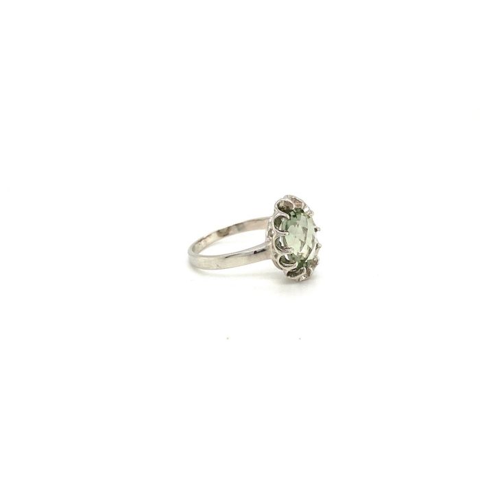 Green Amethyst Ring in 925 Sterling Silver | Save 33% - Rajasthan Living 6