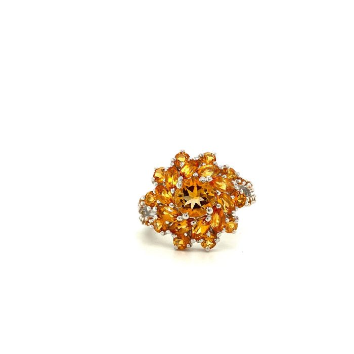 Citrine Ring in 925 Sterling Silver | Save 33% - Rajasthan Living 5
