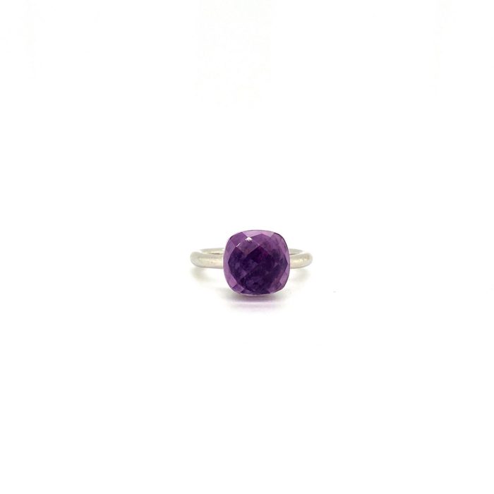 Amethyst Ring in 925 Sterling Silver | Save 33% - Rajasthan Living 5