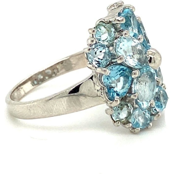 Aquamarine Ring in 925 Sterling Silver | Save 33% - Rajasthan Living 7