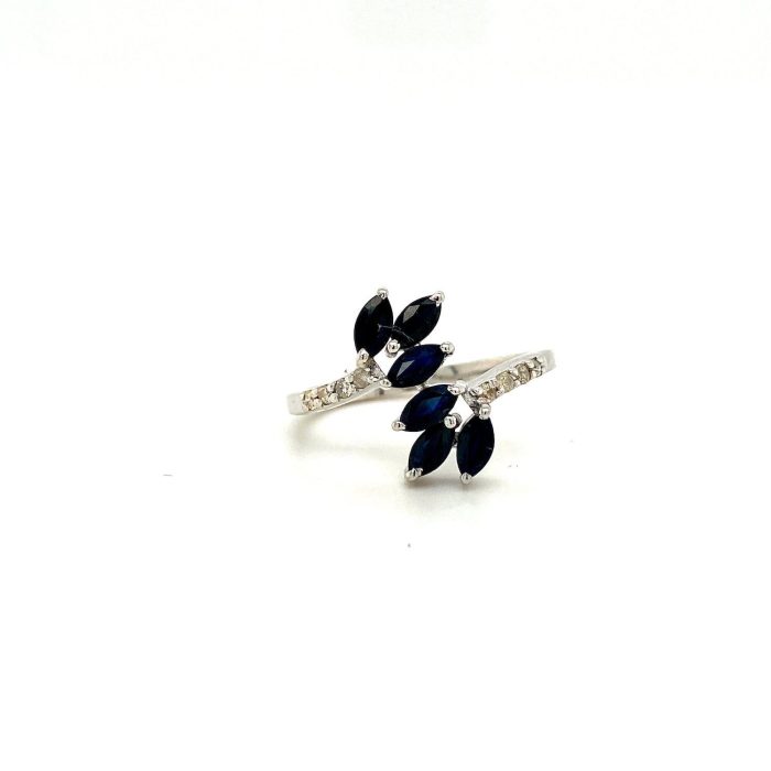 Sapphire Ring in 925 Sterling Silver | Save 33% - Rajasthan Living 5