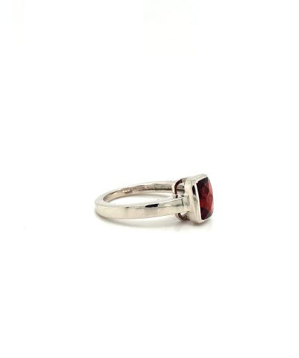 Garnet Ring in 925 Sterling Silver | Save 33% - Rajasthan Living 3