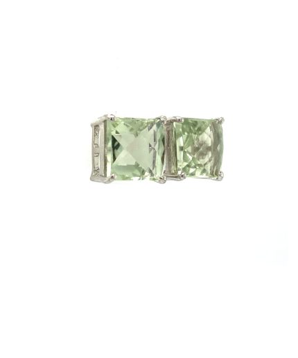 Green Amethyst Earrings in 925 Sterling Silver | Save 33% - Rajasthan Living 3