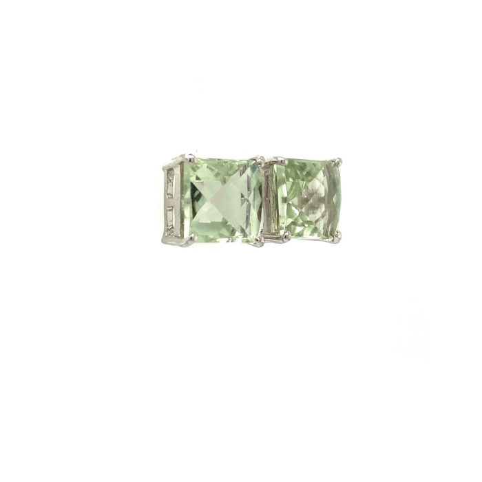 Green Amethyst Earrings in 925 Sterling Silver | Save 33% - Rajasthan Living 6