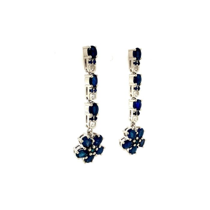 Sapphire Necklace Set in 925 Sterling Silver | Save 33% - Rajasthan Living 6