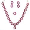 Ruby Necklace Set in 925 Sterling Silver | Save 33% - Rajasthan Living 7