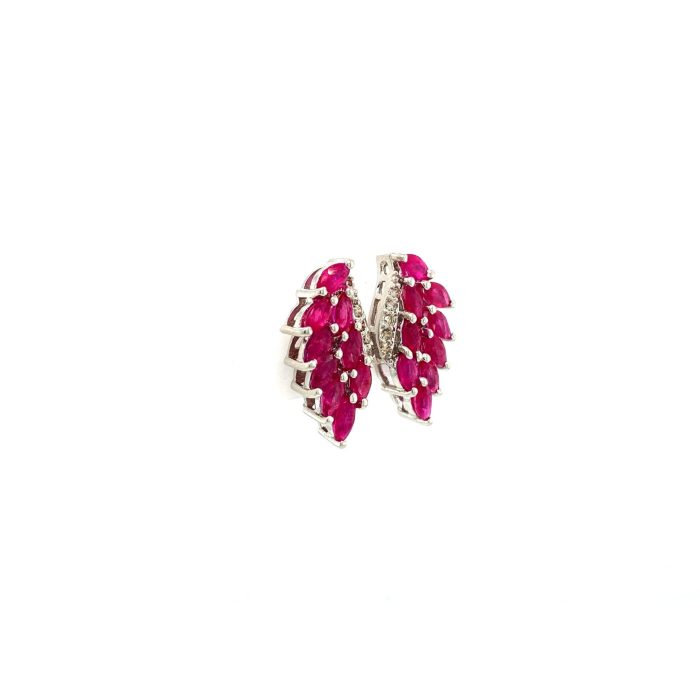 Ruby Earrings in 925 Sterling Silver | Save 33% - Rajasthan Living 6