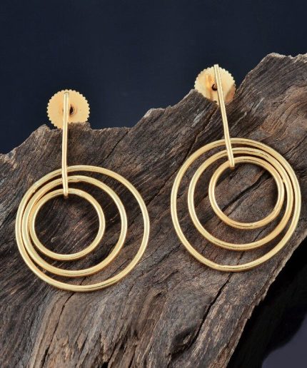 Gold Overlay Handmade Earrings | Save 33% - Rajasthan Living