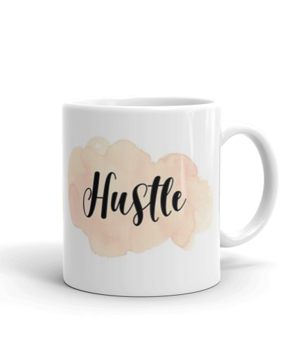 Khushi Designers Hustle Printed Beautifully In Glo0ssy style  Ceramic Coffee Mug {330 Ml} | Save 33% - Rajasthan Living