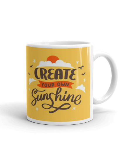Khushi Designers Create Your Own Sunshine  Ceramic Coffee Mug {330 Ml} | Save 33% - Rajasthan Living