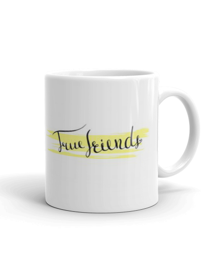 Khushi Designers Printed True Friends For Best Friends Love   Ceramic Coffee Mug {330 Ml} | Save 33% - Rajasthan Living